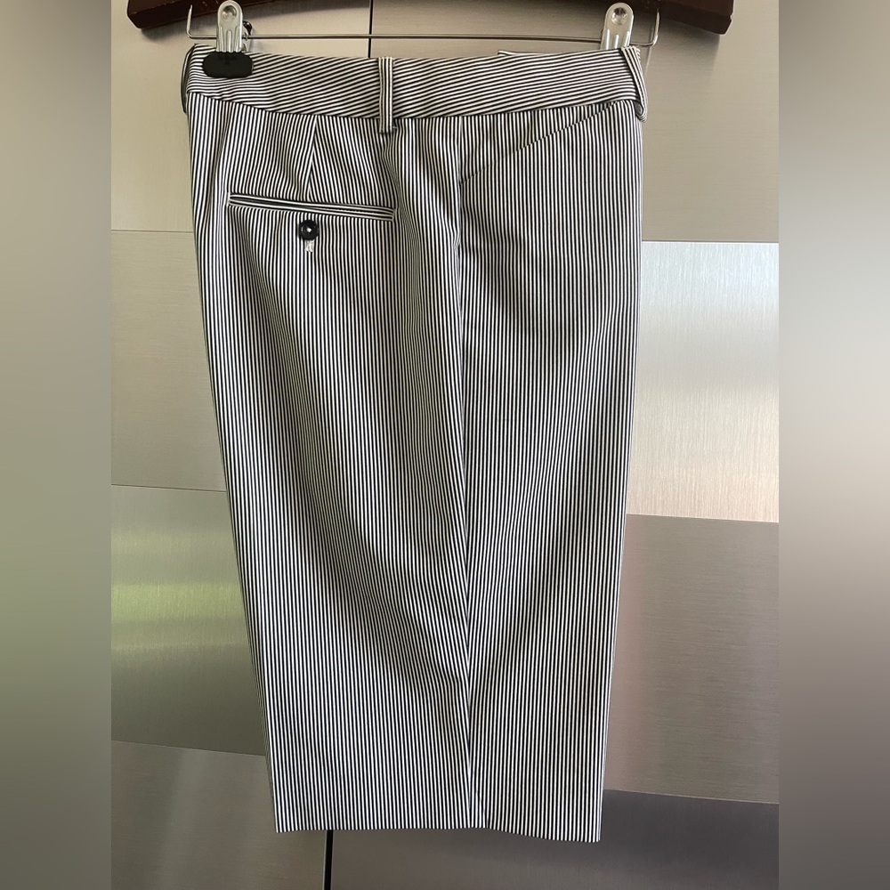 Express Black and White Striped Women's Bermudas